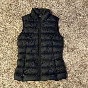 Eddie Bauer Black CirrusLite Down Vest 650 Fill, Ladies XS
